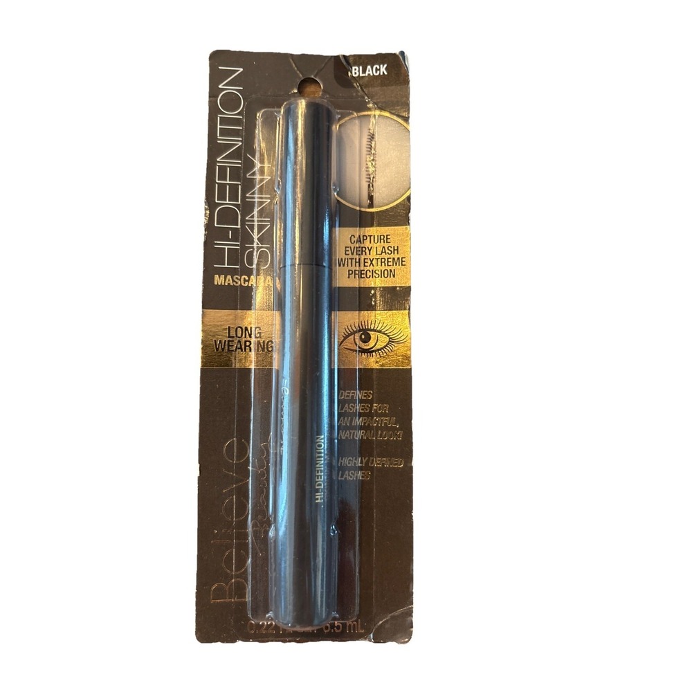 Believe Beauty Hi-Definition Skinny Mascara - Black - .22 fl oz - Long Wearing